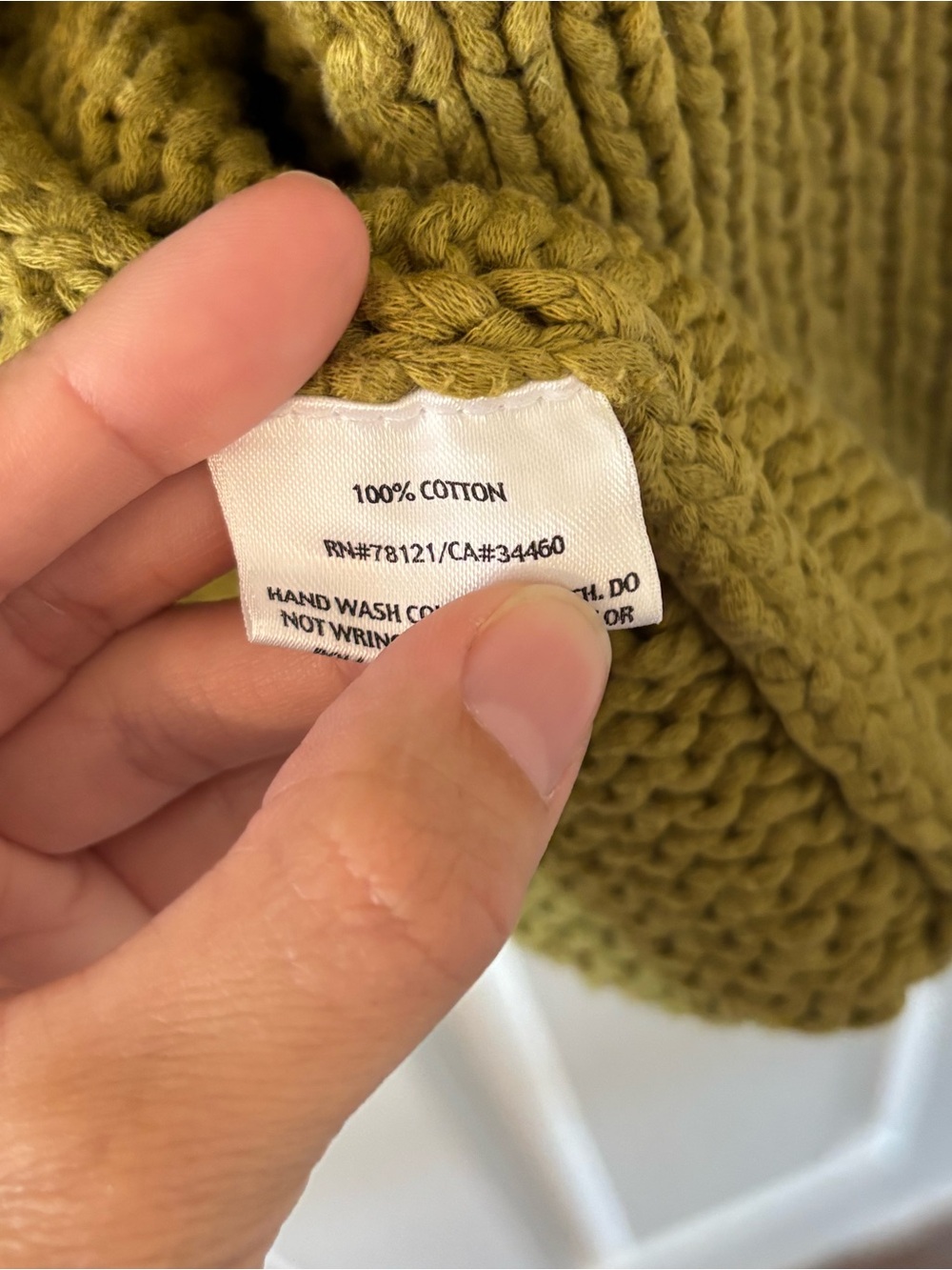 Eileen Fisher Chartreuse Olive Green Chunky Knit Cardigan Sweater XL Rolled Hem - Picture 5 of 5